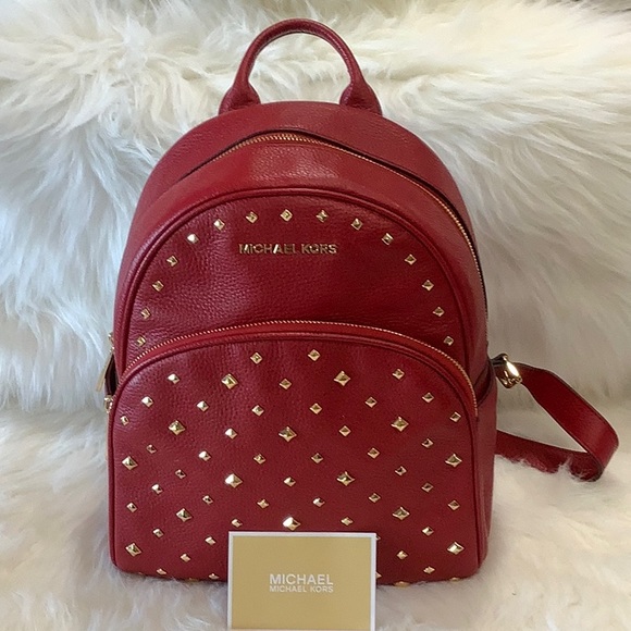 🎒NWOT🎒Michael Kors Abbey Studded Medium Backpack - Picture 1 of 16